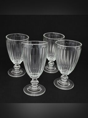 Martha Stewart Everyday MWY8 Ribbed Goblets (4)